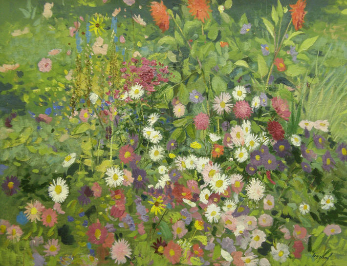 Цветы в конце лета, 2003, 60х80, холст, масло